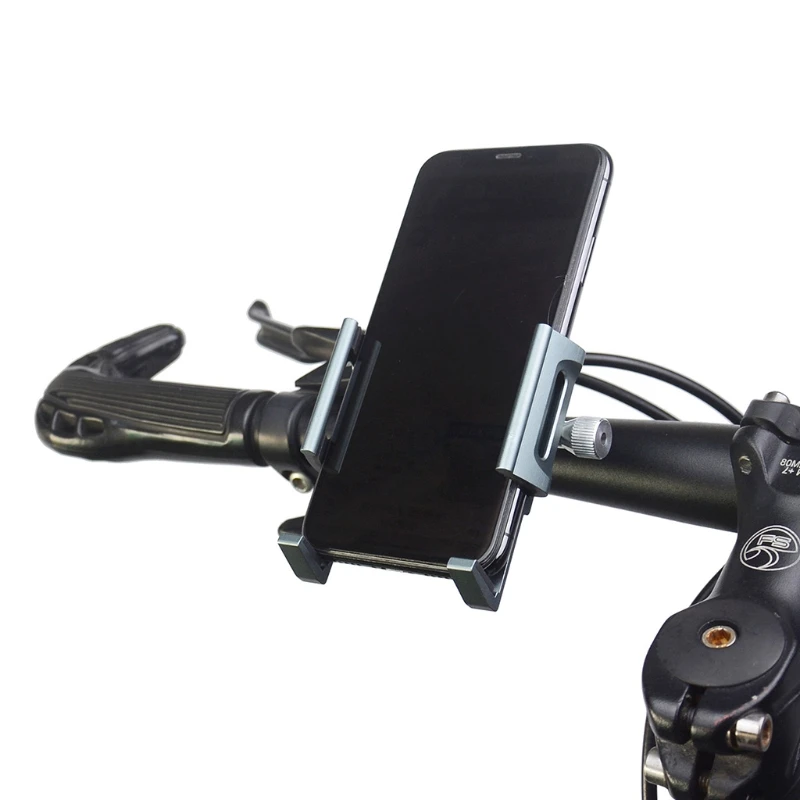Phone Holder Handlebar Motorcycle Cradle for 4.5-7inch Cellphone GPS Bracket smile