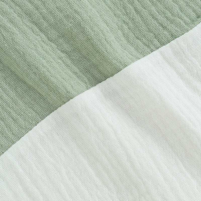 Clothing Sets Mama s sunshine Summer Baby Boy Clothes Muslin Short Sleeve Contrast Color Tops Solid Color Shorts Sets Outfit