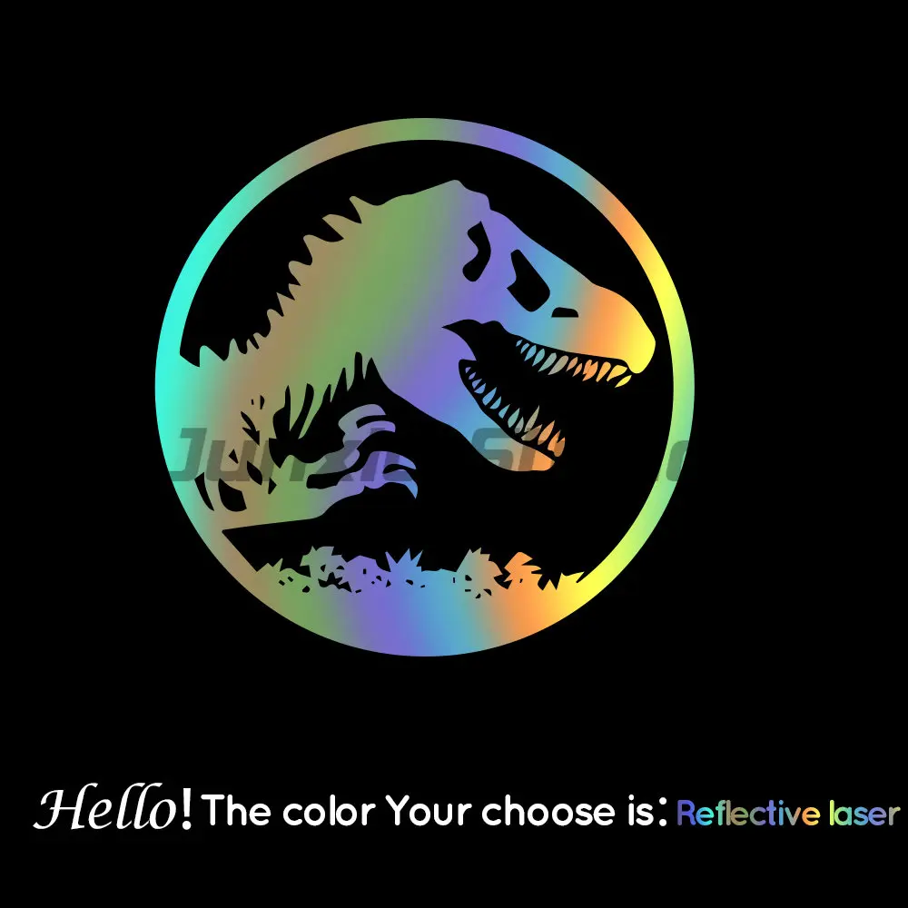 Park Dinosaur Creative Jurassic Decal For Cars, Bumpers, Windows Car ddmysmile Motorcycle Decal Laptop Phone Tablet Bicycle PVC Decor Smile Cars, Bump