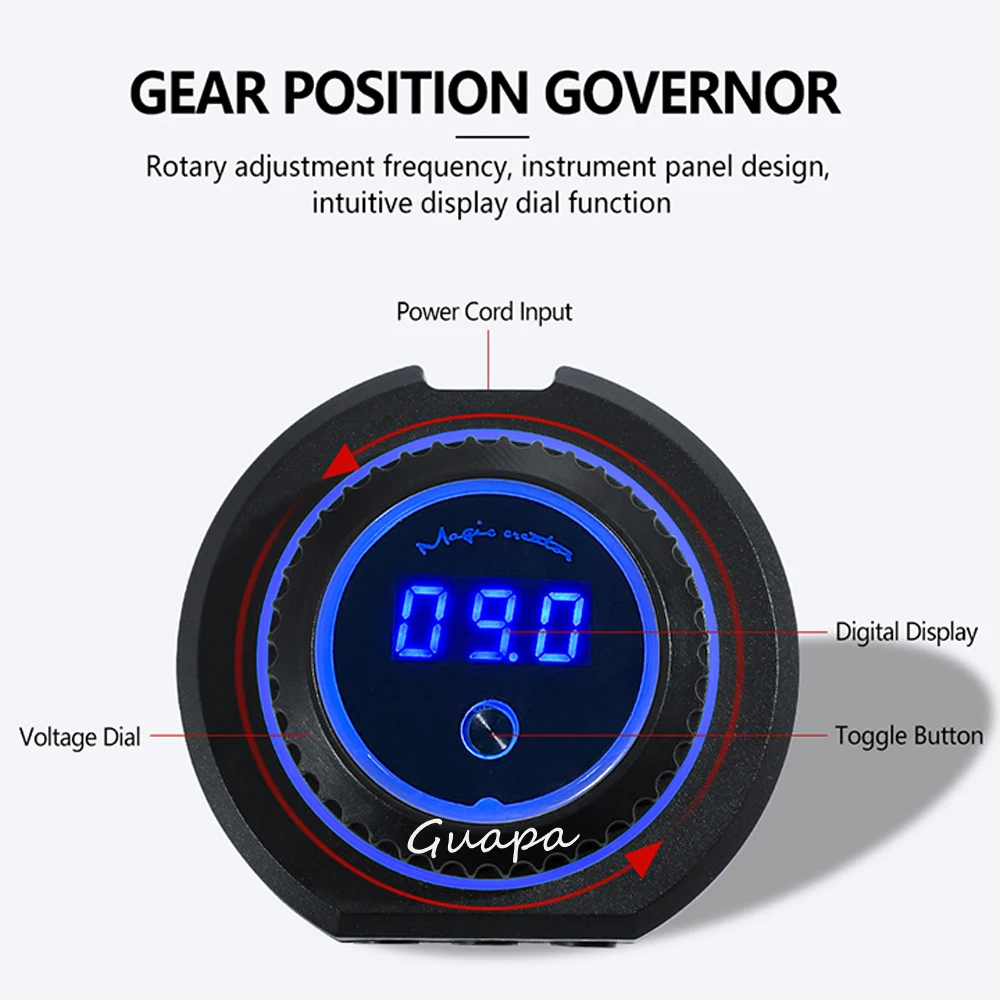 hine Kit Tattoo Rotary Tattoo Pen RCA Interface LED Digital Power Supply Permanent Makeup Universal Cartridge Tattoo Set smile