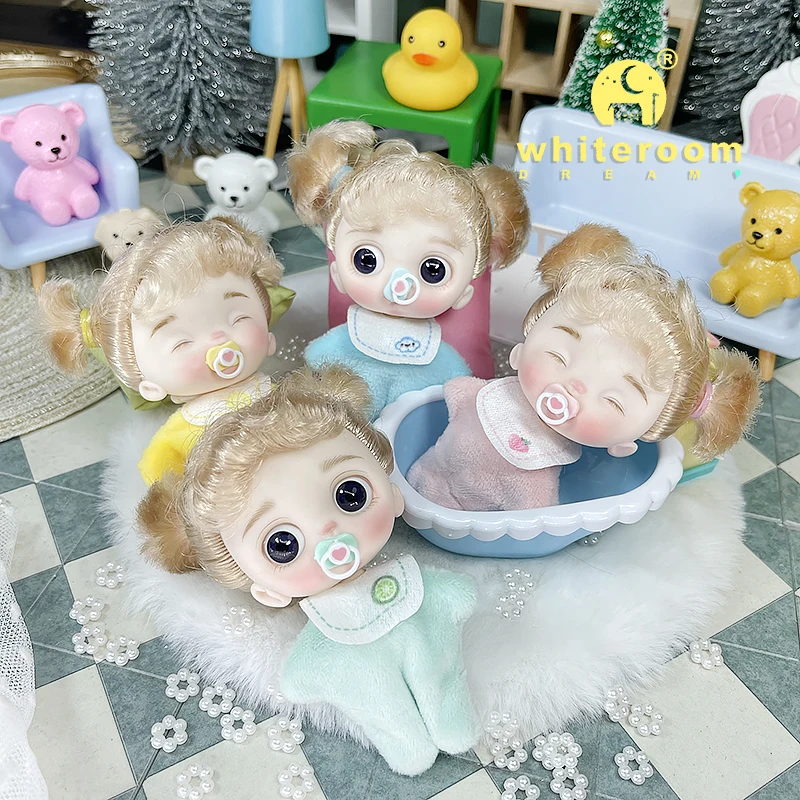 Girls OB11 For Toys BJD Doll Clothes Baby Cute Smiling Reborn doll Doll Make-up Body Cute 1/12 Dolls Toys for Girls Gifts Kids smile