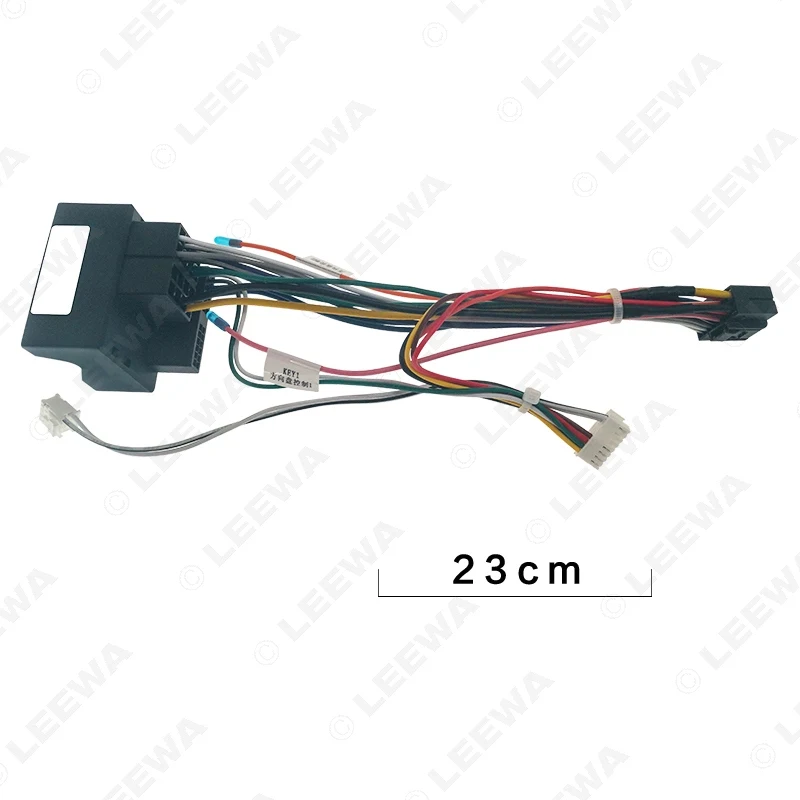 LEEWA Car Audio 16PIN DVD Player Power Calbe Adapter With Canbus Box For Mercedes-Benz E-Class W211/W220 Stereo Plug #CA7013
