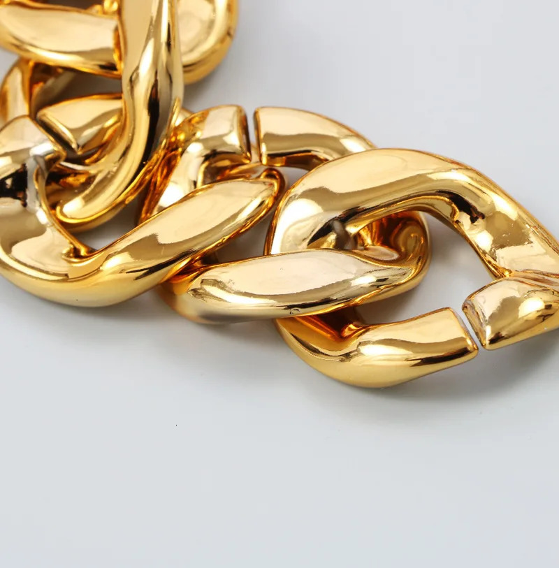 Ladies Belt Punk Exaggerated Chain Belt Women Ladies Fashion Waist Belt Waistband For Dress Jeans Clothing Accessories 240329