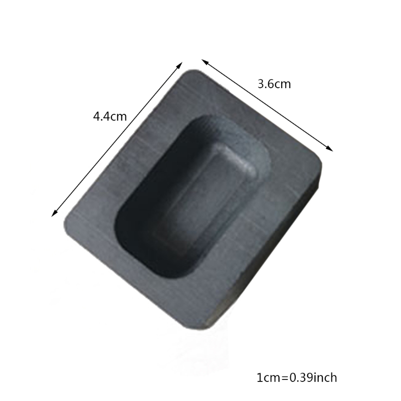 Gold Silver Ingot Mold Cross Graphite Crucible Mold Melting Gold Silver nonferrous Metal Casting Refining Scrap Jewelry