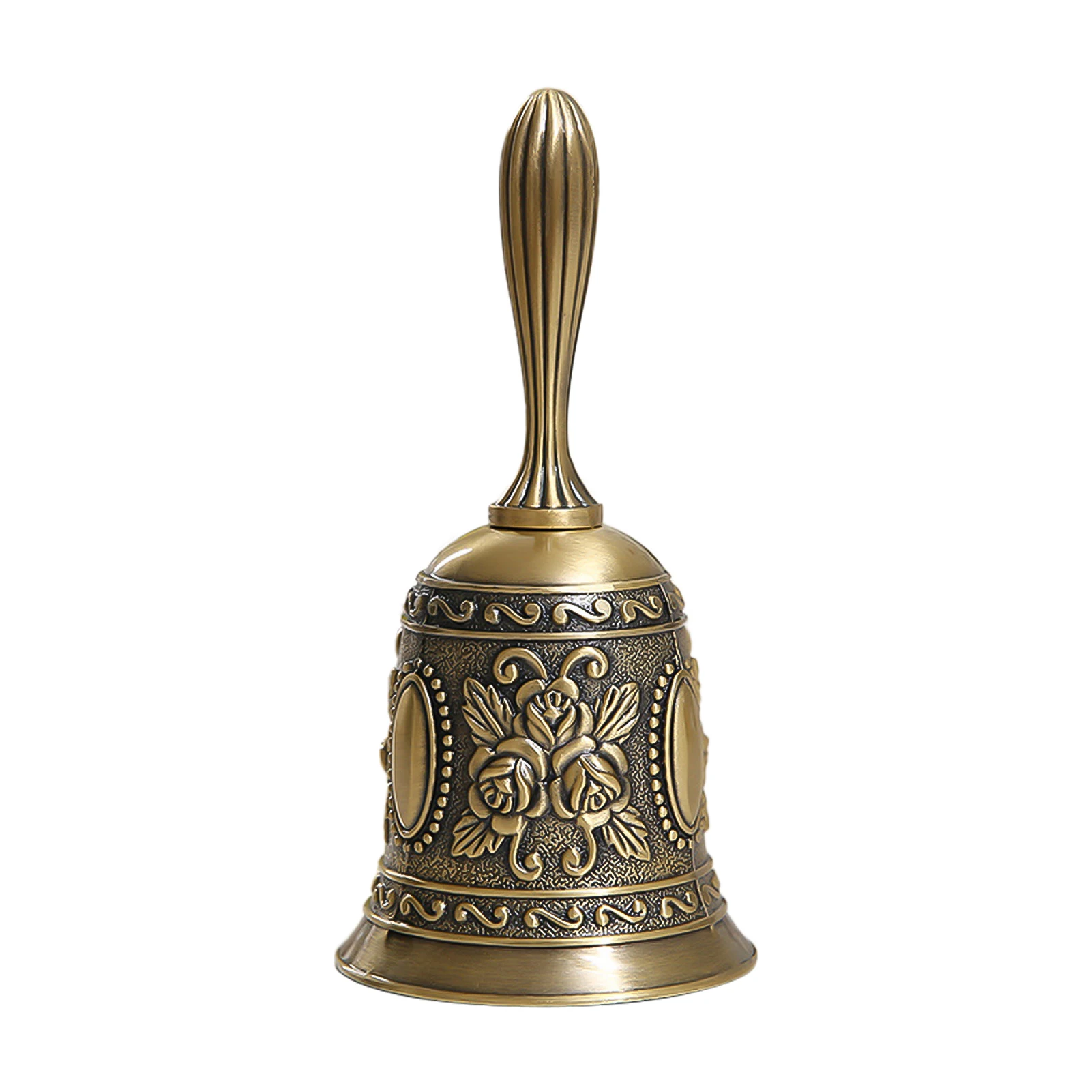 Hand Call Bell Multifunctional Bell Musical Instrument for Home School Church Restaurants smile
