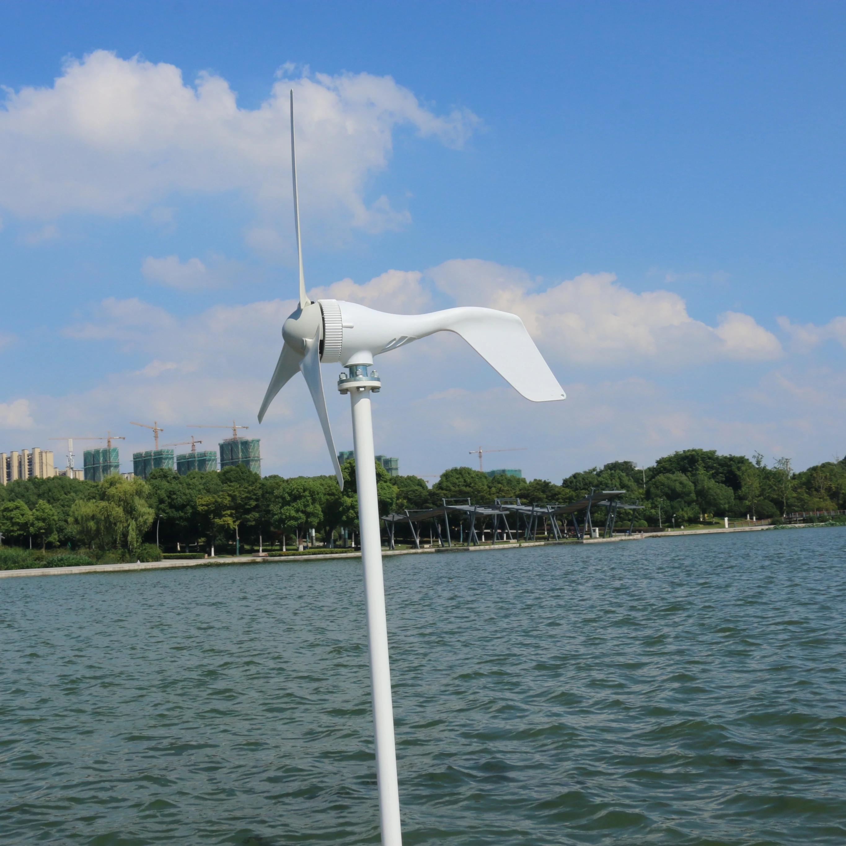 Alternative 400W Horizontal Wind Turbine Generator New Energy 12V 24V Windmill With MPPT/PWM Charge Controller