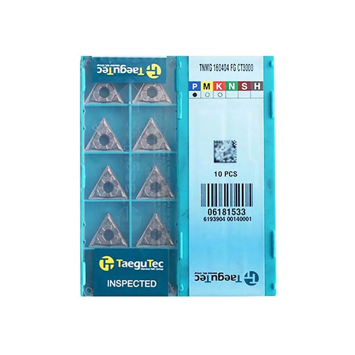 TaeguTec 100% Original TNMG TNMG16 TNMG160404R VF TNMG160404R FS TNMG160404 MT CT3000 Medium Carbide Turning Inserts