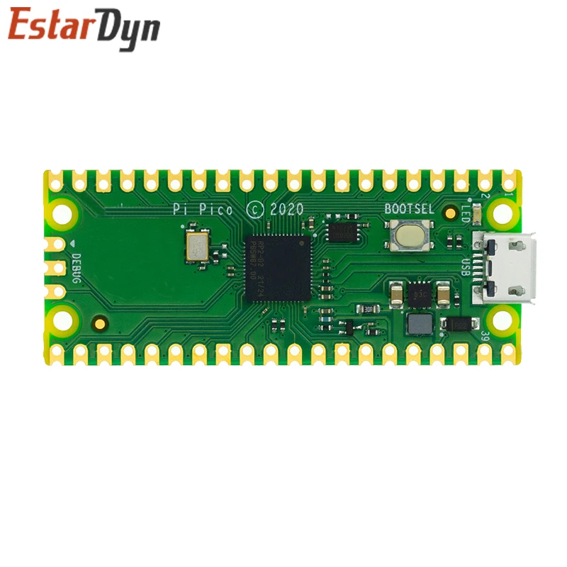 Raspberry Pi Pico Board Micro TYPE-C RP2040 Dual-Core 264KB ARM Low-Power Microcomputers High-Performance Cortex-M0+ Processor
