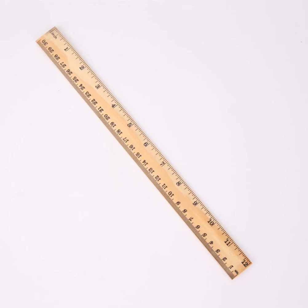 Household Tools Pcs 12 Drawing Straight Ruler Student Gift Engineer Ruler Quilting Rulers Handmade Bookmark Manual Wooden Ruler smile