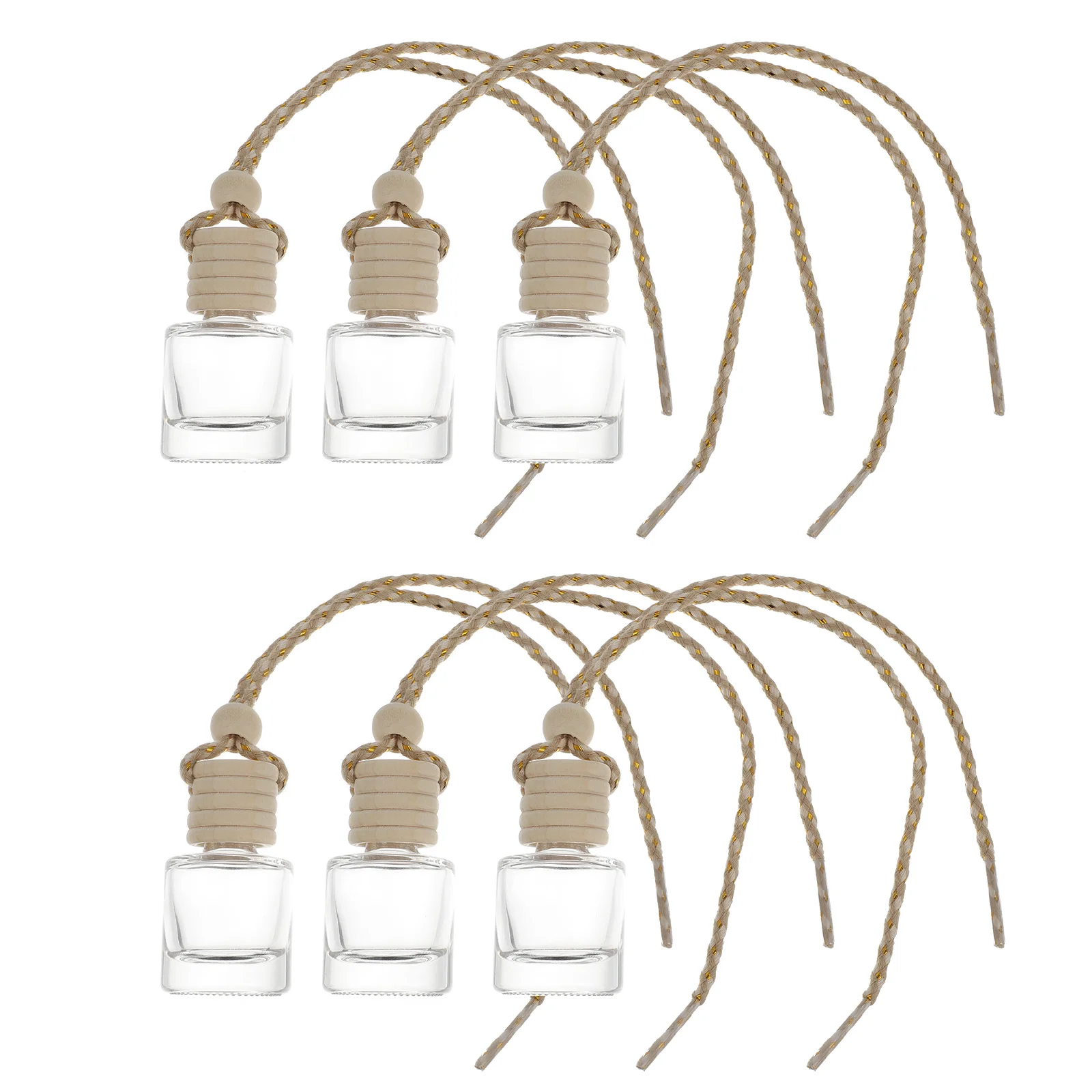 Rear View Mirror Hanging Accessories Car Perfume Bottle Interior Decor Luxury Pendant Perfumes