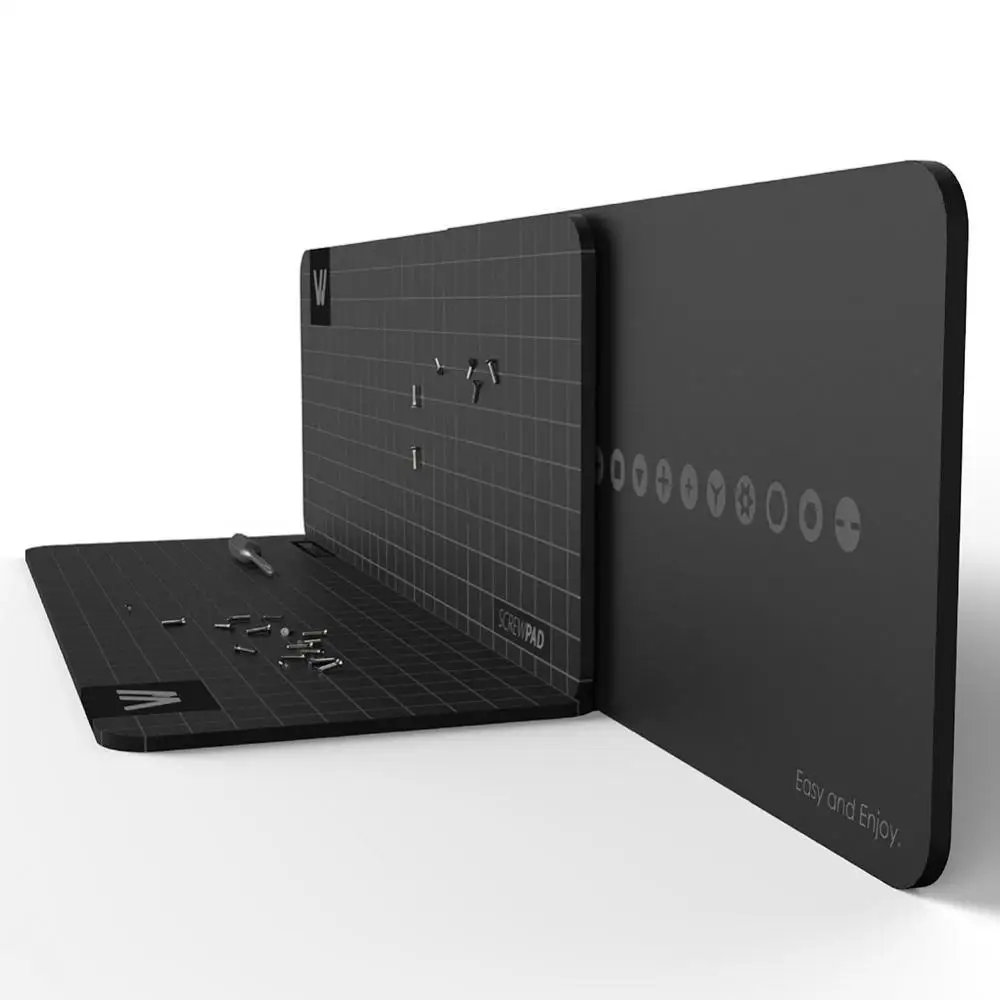 ddmysmile Screw Magnetic 1~5Pcs 165X65mm Pad Plate Mobile Phone Repair Work Mat Screw Adsorption Smile