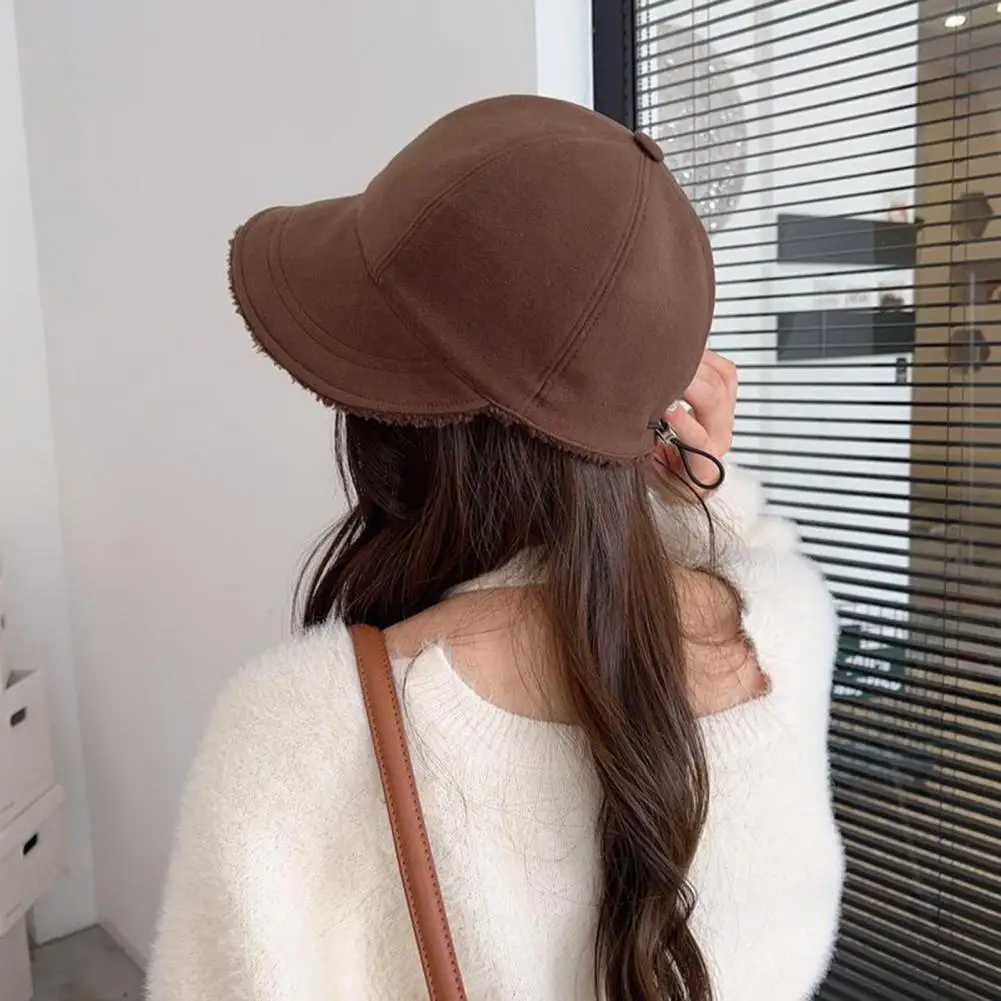 Autumn Hat Stylish ddmysmile Winter Cold-Proof Women Baseball Hat Double Sided Headwear Autumn Winter Hat Sunscreen Smile