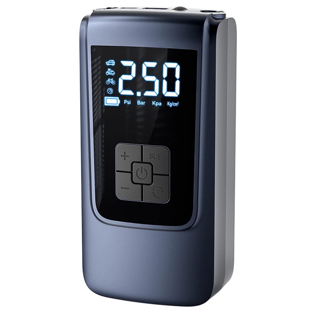 Portable Tire Iator 2025 for Cars: 7.4/12V Smart Air Compressor new with LED Light