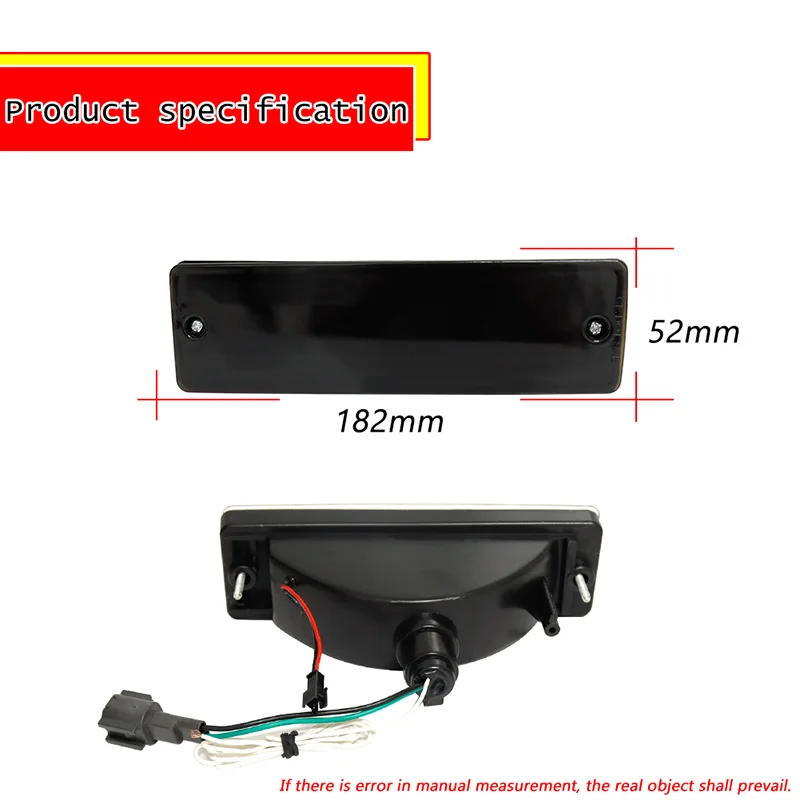 Dual-color LED Front Sequential Turn Signal Lights DRL For 1988-1997 Nissan D21 Hardbody pickup, For 1988-1995 Nissan Pathfinder
