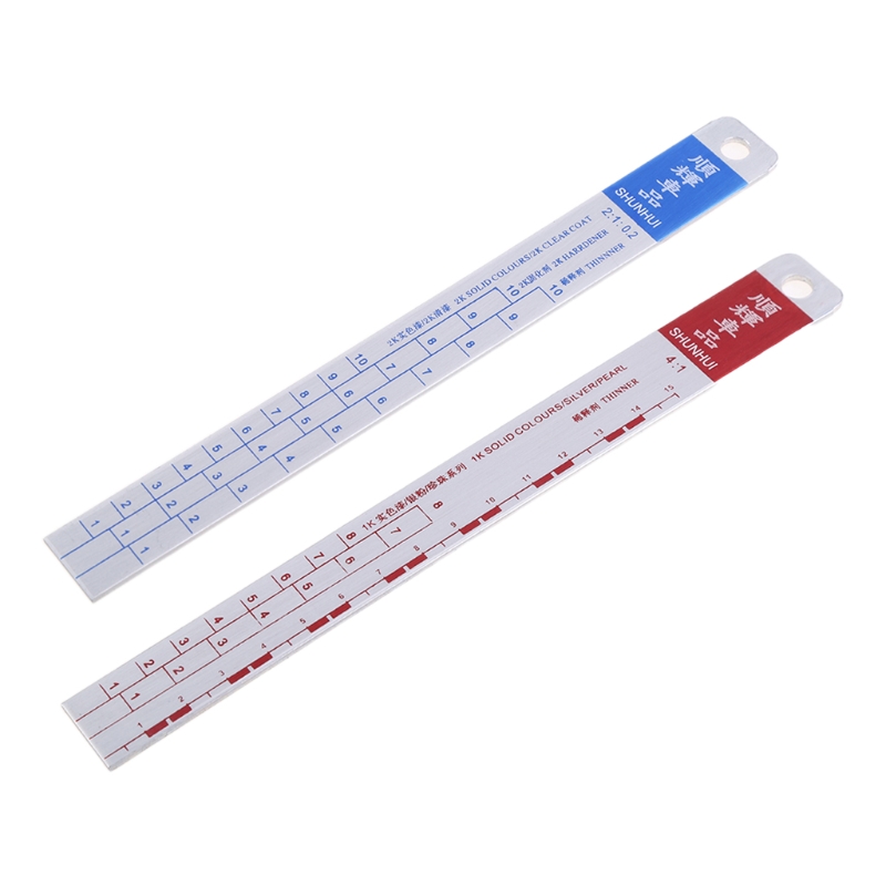 Standard Mixing Car Tool Paint Ruler Suitable For Cars Paint Ruler Ruler Paint Tool Black/Red Rulers Drop Shipping smile