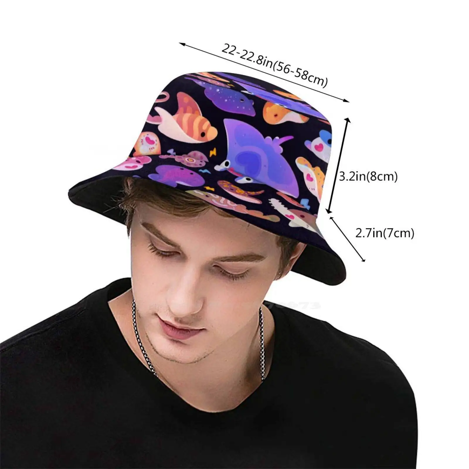 Ray Day 2 Knitted Hat Warm Beanie Outdoor Caps Pikaole Summer Marine Life Biology Cute Kawaii Animal Ocean Sea Skates Bat Ray