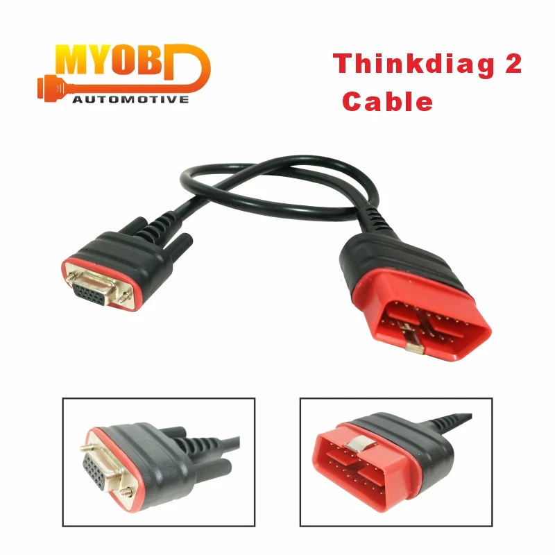 Thinkdiag 2and Ediag Plus Car Diagnostic Extended Connector OBD new 2 Cord 2025 In Stock Fast Shipping