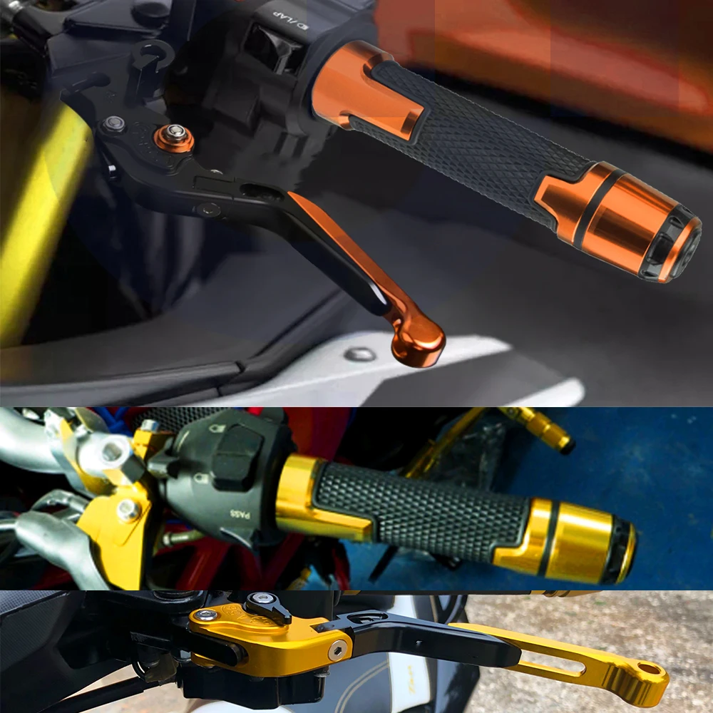 For Suzuki SV650 SV 650 1999 2000 2001 2003 2004 2005 2002-2012 Motorcycle Adjustable Foldable Brake Clutch Lever Handle Grips