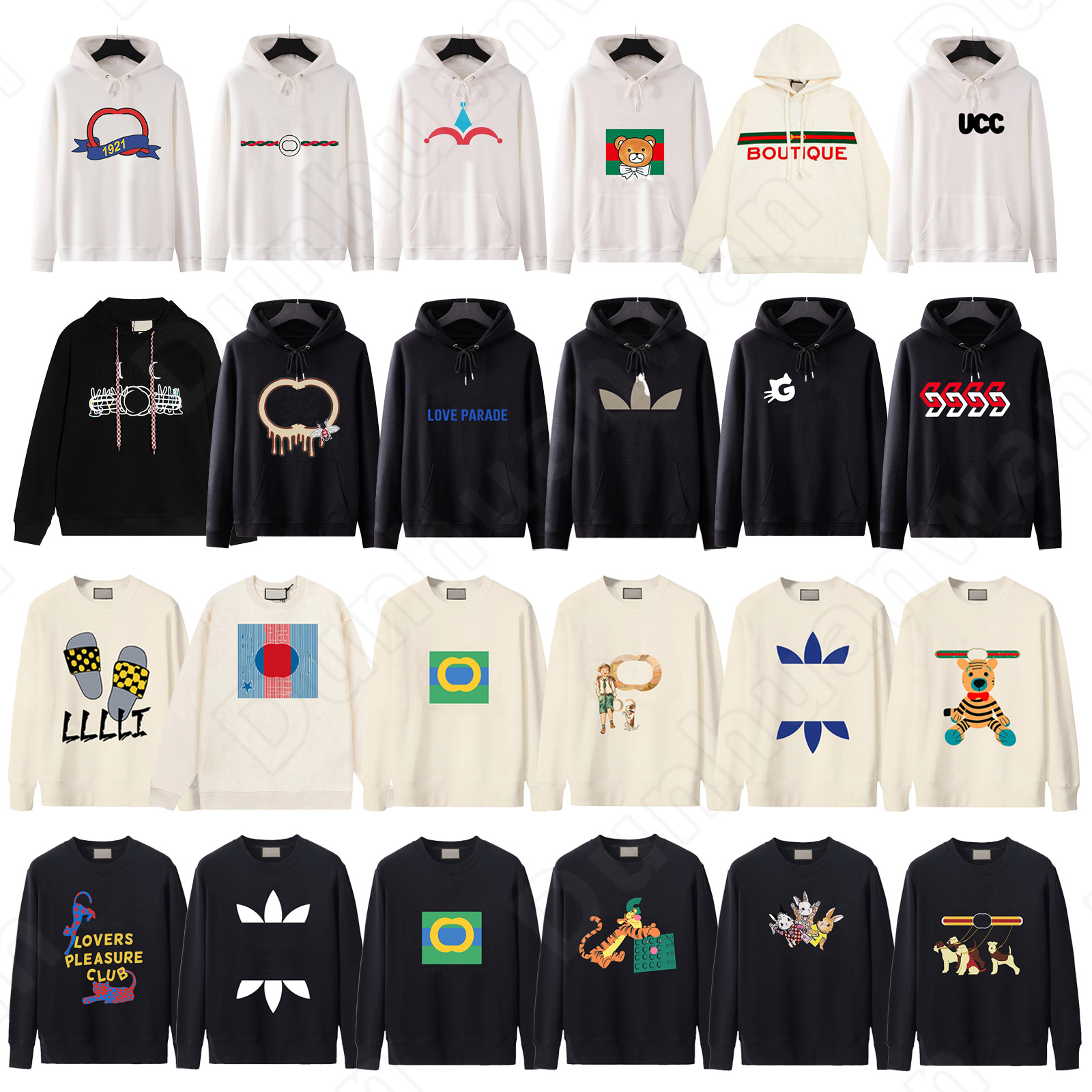 Mens Hoodie Designer Light Luxury Fashion Brand Hoodies Womens Little Letter G Printed Round Neck Pullover Sweatshirt Long sleeved Loose Casual Couple Hooded