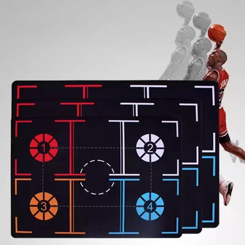 Basketball new Footwork Training Mat Ball Control Practice Rubber Anti-slip 2025 Sound-absorbing Floor Rug Basketball Assistant Accessor