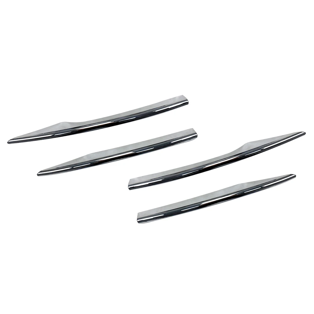 4Pcs Car Front Bumper Fog Light Lamp Decorative Cover Trim For Mercedes Benz New E-Class W213 E260 E300 E450 E53 2021 2022 2023