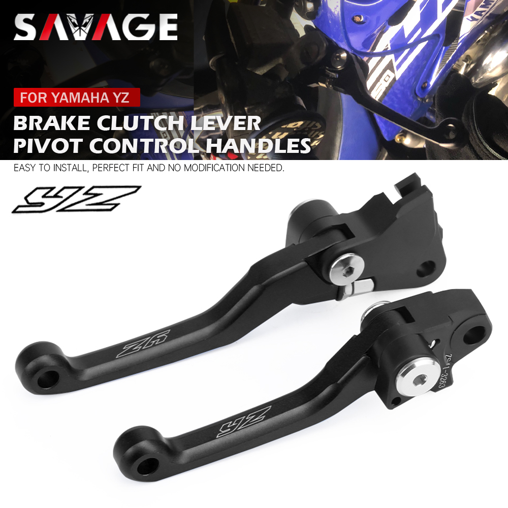 Pivot Brake Clutch Levers For YAMAHA YZ65 YZ80 YZ85 YZ125 YZ250 YZ 65 80 new 85 125 2025 250 450 F X FX Motorcycle Dirt Pit Bike Handles