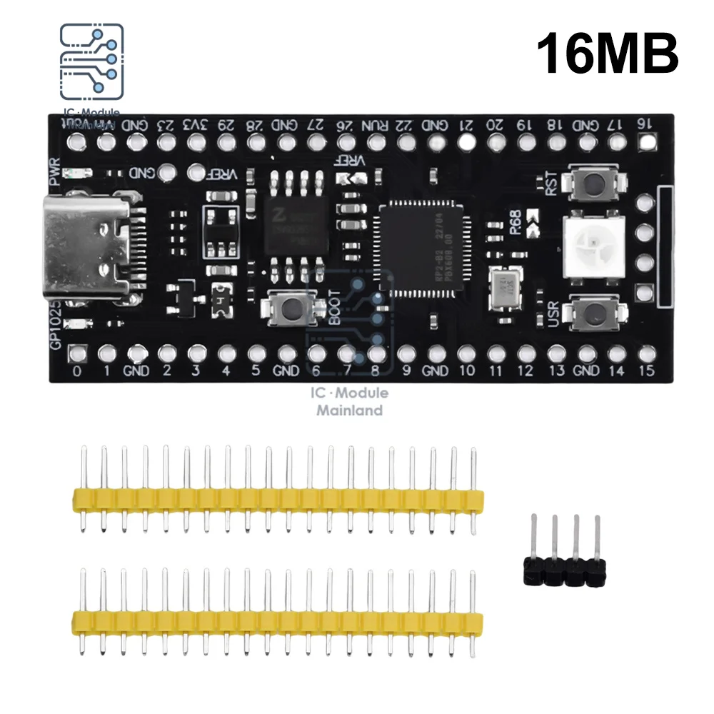 Raspberry Pi Pico with Pre-Soldered Header Microcontroller Mini Development Board Raspberry Pi RP2040 Chip for Arduino Moudle