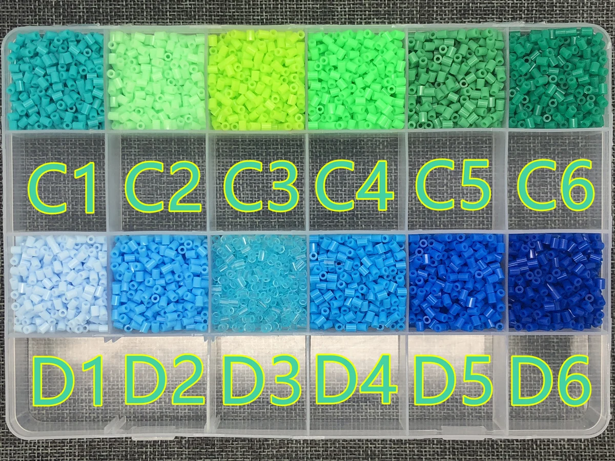 New 1000 PCS 2.6MM PERLER BEADS for GREAT Kids Great Fun Many Colors