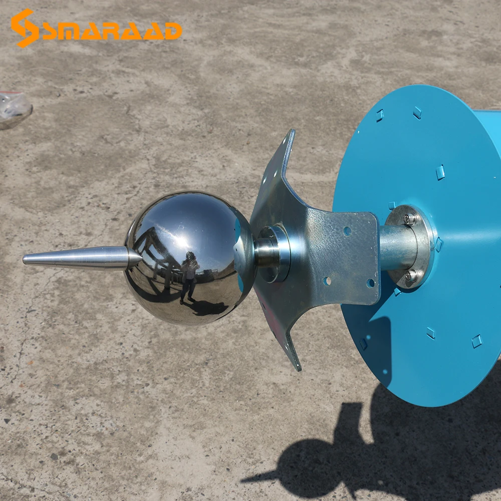 6000W Vertical Wind Turbine Power Generator Free Energy 12V 24V 3 Blade Medium-sized Wind Generator Off Grid System Wind Turbine