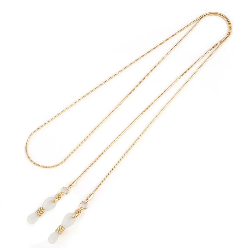 Holder Chain Metal Glasses Hanging Chain Women's Snake Bone Chain Mask ddmysmile Chain Hanging Neck Sunglasses Lanyard Rope 75Cm Smile