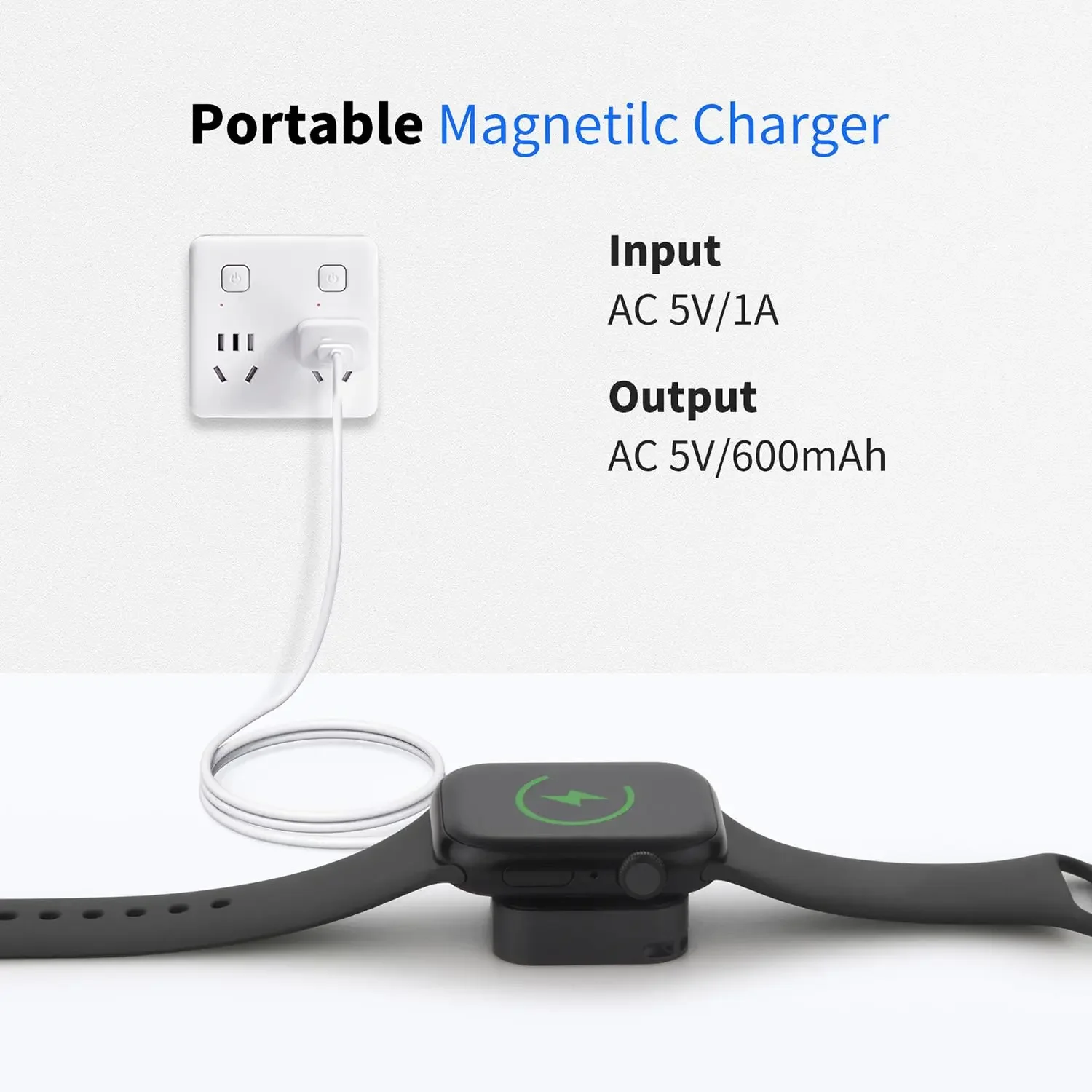 For Apple Watch Chargers Portable Smartwatch Charging Cable For Apple Watch SE Ultra For iWatch Series 9 8 7 6 5 4 3 2 1 Charger