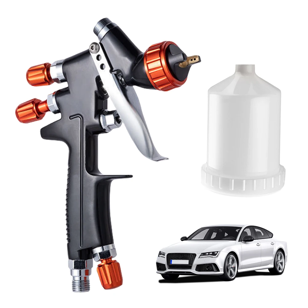 High Quality Spray Gun 1mm/1.2mm Nozzle Painting Gun Water Based Air Spray Gun Professional HVLP Spay Gun for Car Paint Repair
