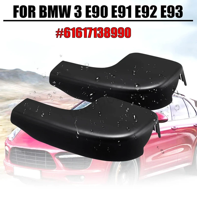 2X New Front Windshield Wiper Arm Covers Caps for 3 2025 E90 new E91 E92 #61617138990