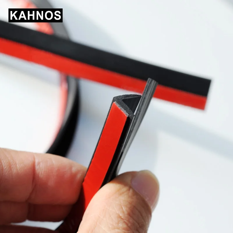 8.5mm Car Window Sealant weatherstrip V Type Car Door Window Rubber Door Strip Auto Rubber Seals For Car