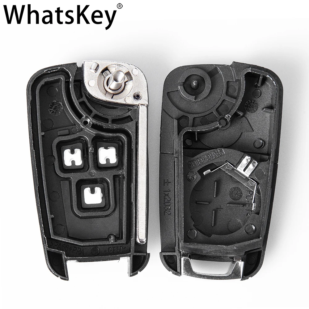 3 Car Whatskey Buttons Key Shell Remote Flip Folding Key ddmysmile Fob Case For Opel Vauxhall Astra H Insignia J Vectra C G Corsa D Smile