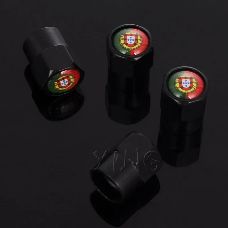 4pcs/set Portugal Car Tire Valve Cap Universal Wheel Valve Stems Caps Tyre Airtight Cover For Mercedes BMW Ford Opel Renault