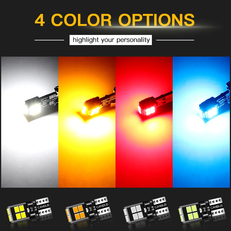2Pcs For Volvo S80 1998-2013 2002 2003 2004 2005 2006 2007 2008 2009 2010 2011 2012 LED Parking Light Clearance Lamp CANbus