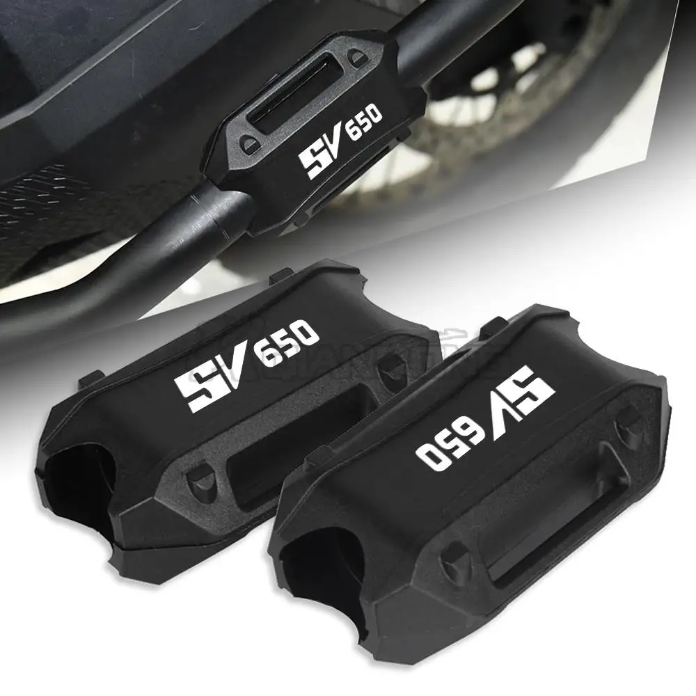 For SUZUKI SV650 SV 650 1999-2014 2016 2018 2019 2020 2021 25MM Motor Engine Bumper Decorative Guard Block Crash bar Protection