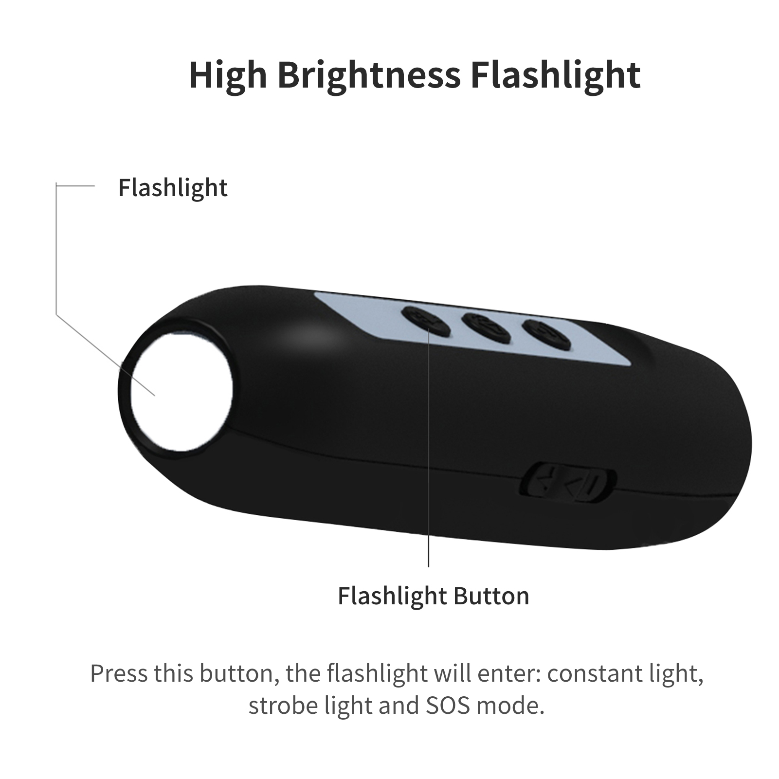 Flashlight Dog Training Device Animals Tool Upgrade Ultrasonic Dog Repeller 3 Modes Chargeable Dog Drive Device Intelligent