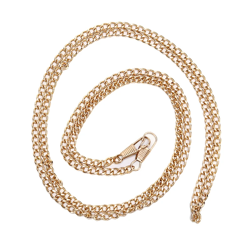 120cm Handbag Metal Chains For Bag DIY Purse Chain With Buckles Shoulder Bags Straps Handles Parts & Accessories