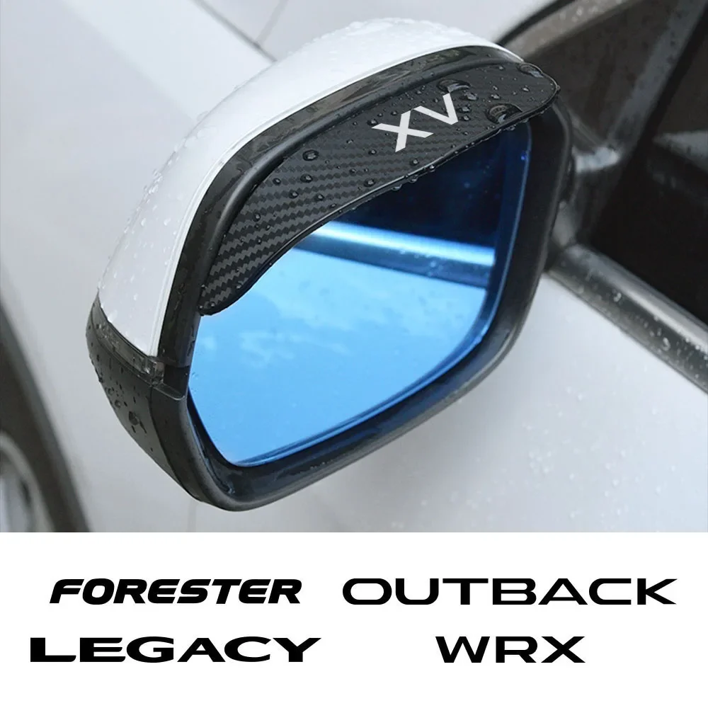 Car Rearview Mirror Rain Eyebrow Rain Snow Guard Cover Auto Accessories For Subaru Forester XV Crosstrek Outback Legacy WRX BRZ