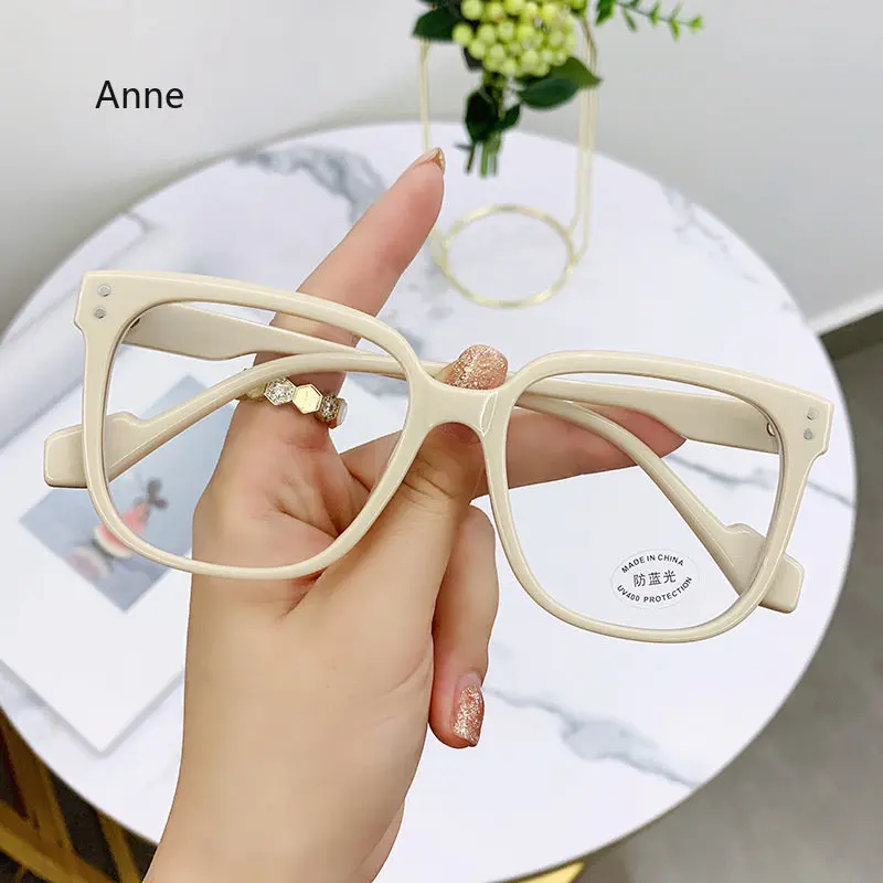 Blue ddmysmile Anti Myopia Glasses Light Green Leopard Print Myopia Optical Eyeglasses With Short-Sight Blue Light Blocking Glasses Gafas Smile