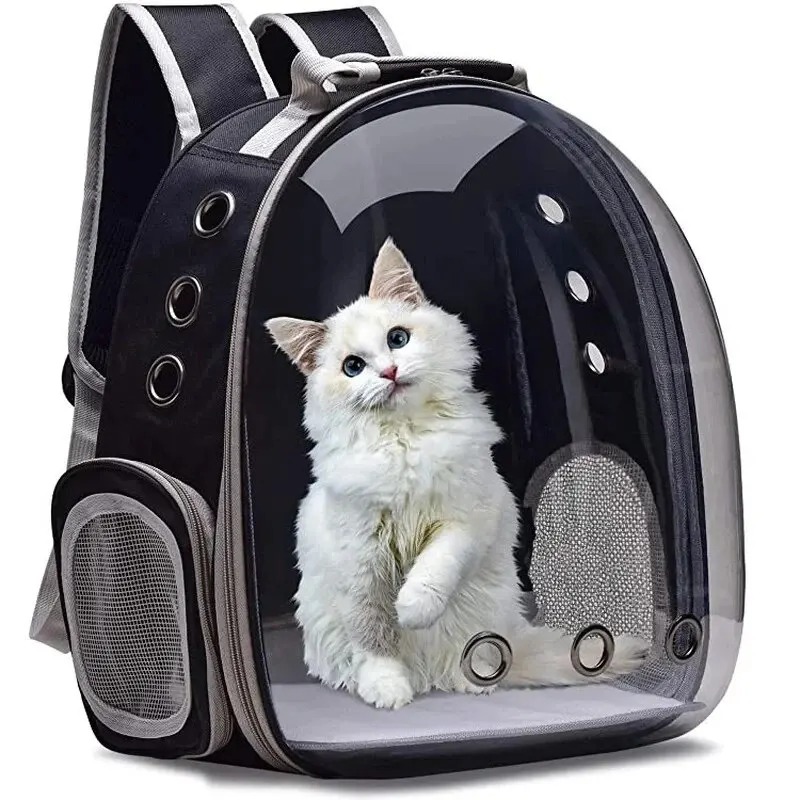 Cat Transparent Capsule Bubble Backpack Small Animal Puppy Kitty Bird Breathable Pet Carrier for Travel