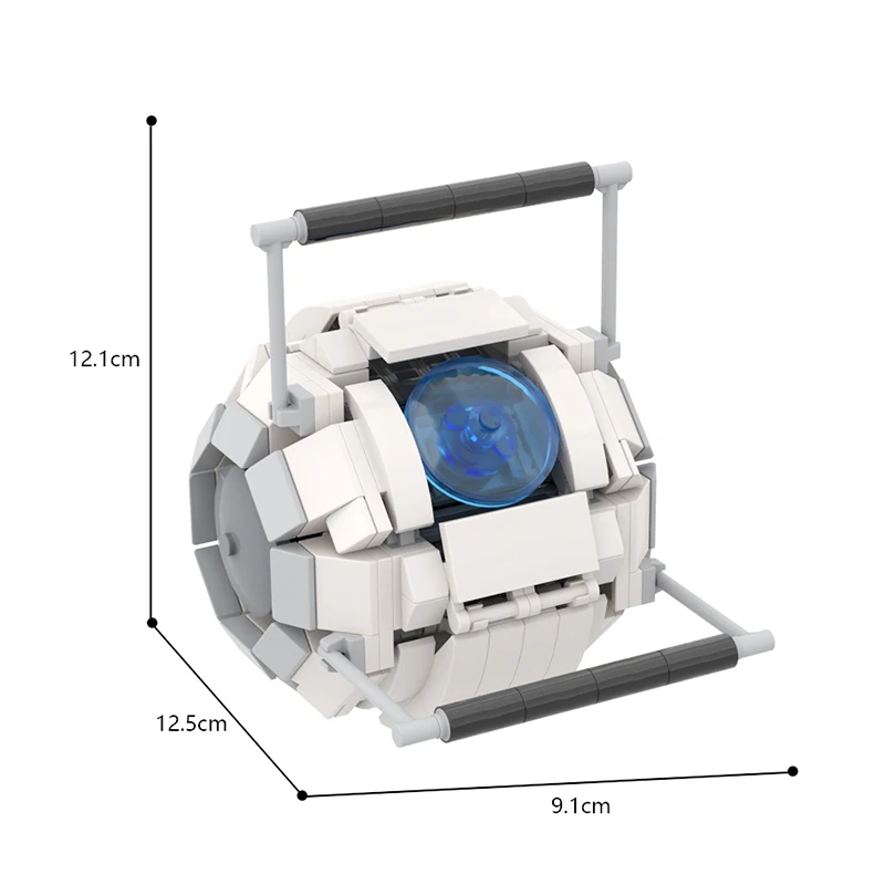 MOC Portaled 2 GLaDOS Wheatley model Building Blocks Classic Movie Teleporting Eye Robotic Camera Bricks Assemble Toys Gifts