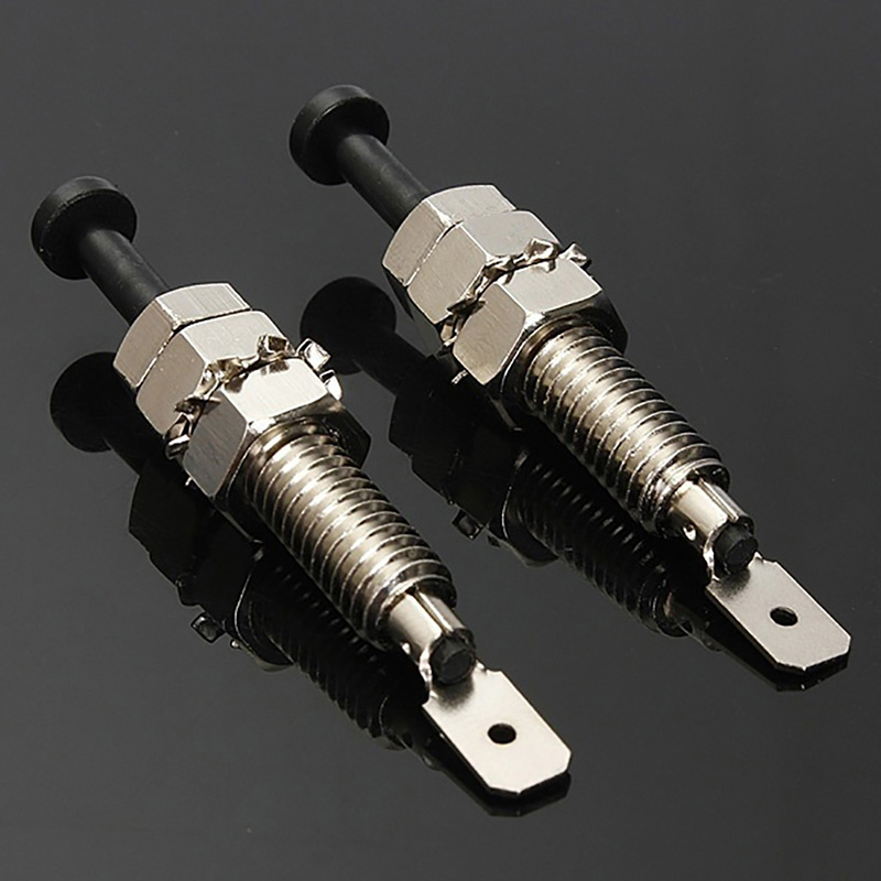 2pcs Door Pin Switch Light Hood Screw Universal Alarm Security Adjustable Truck Car Accessories