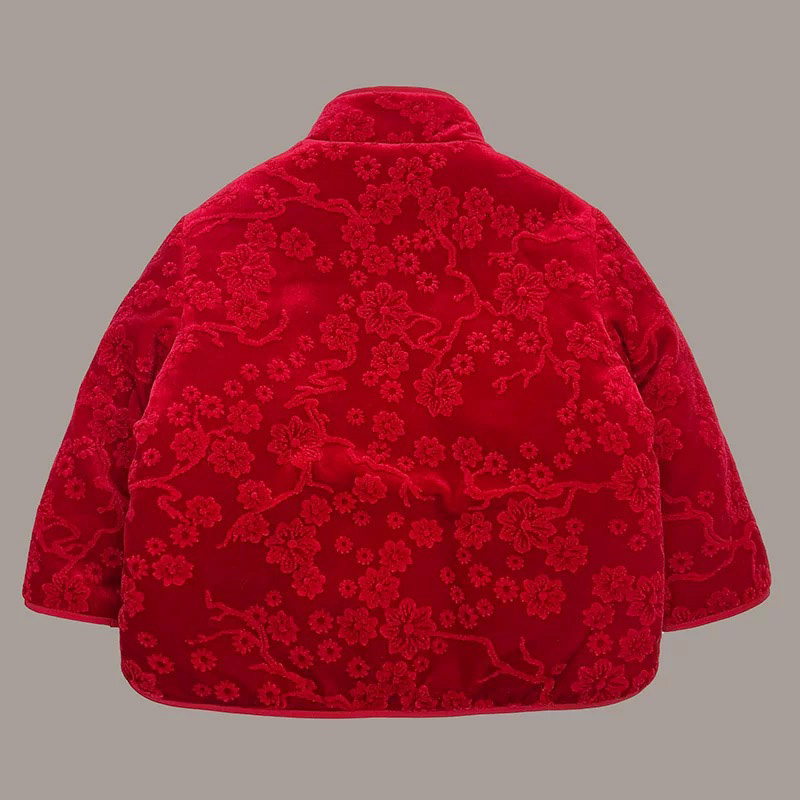 The new light luxury custom country tide collar Tang suit Hanbok plus cotton jacket warm New Year's Eve clothing tops