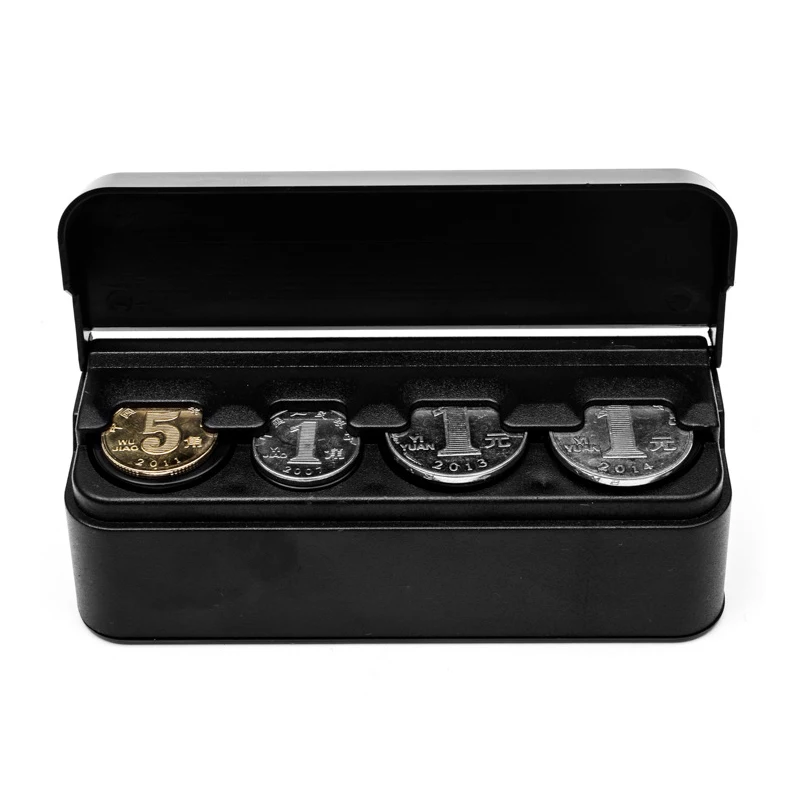 Box Car Coins Storage Interior Accessories Pocket Telescopic Dashboard Coins Case Car Organizer Plastic Holder Container smile