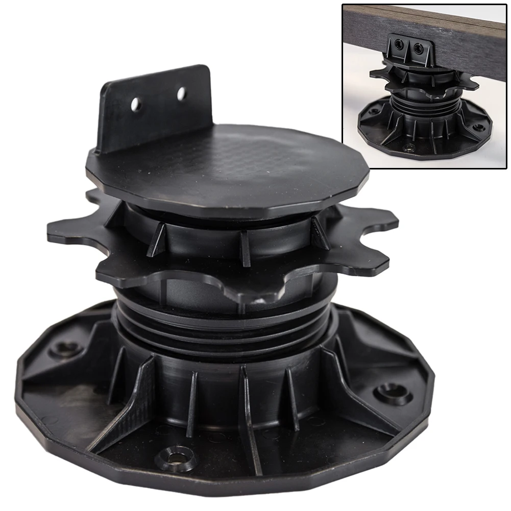 1 Pc Stem Terrace Plate Bracket Adjustable Foot Wooden new 2025 Terrace Fabricated Floor Aerial Support Floor Heating Aerial Tile Support