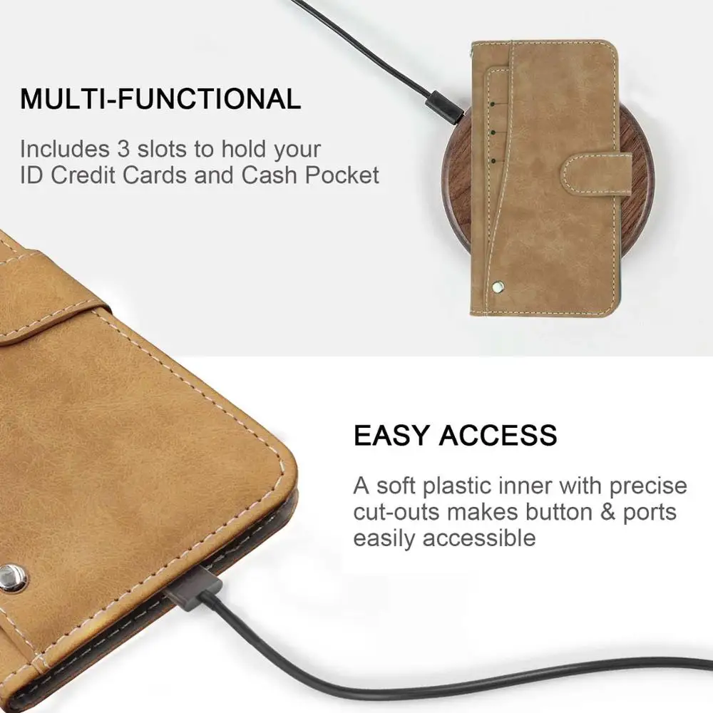 Wallet Vintage Doogee Leather S61 Pro Case 6" Flip Card Slots Cover Magnet Phone Protective ddmysmile Cases Bags Smile 6"
