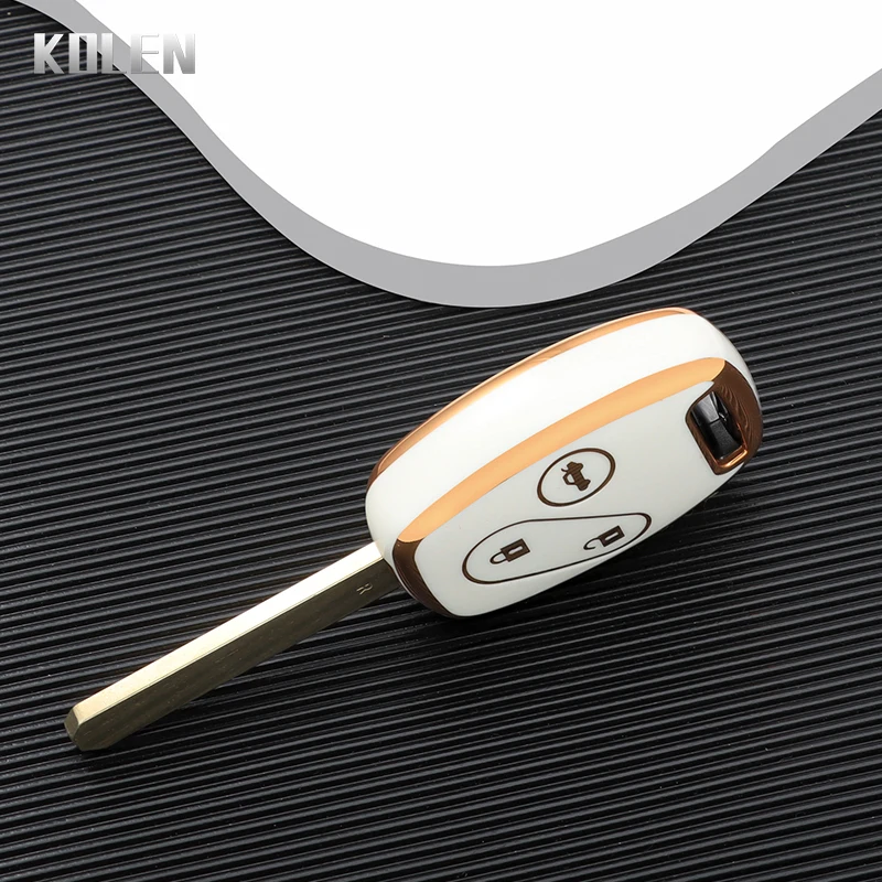 Car Remote Key TPU Case Cover Shell For Honda Accord Civic CRV CR-V Pilot Insight Ridgeline Protector Holder Fob Bag Accessories smile